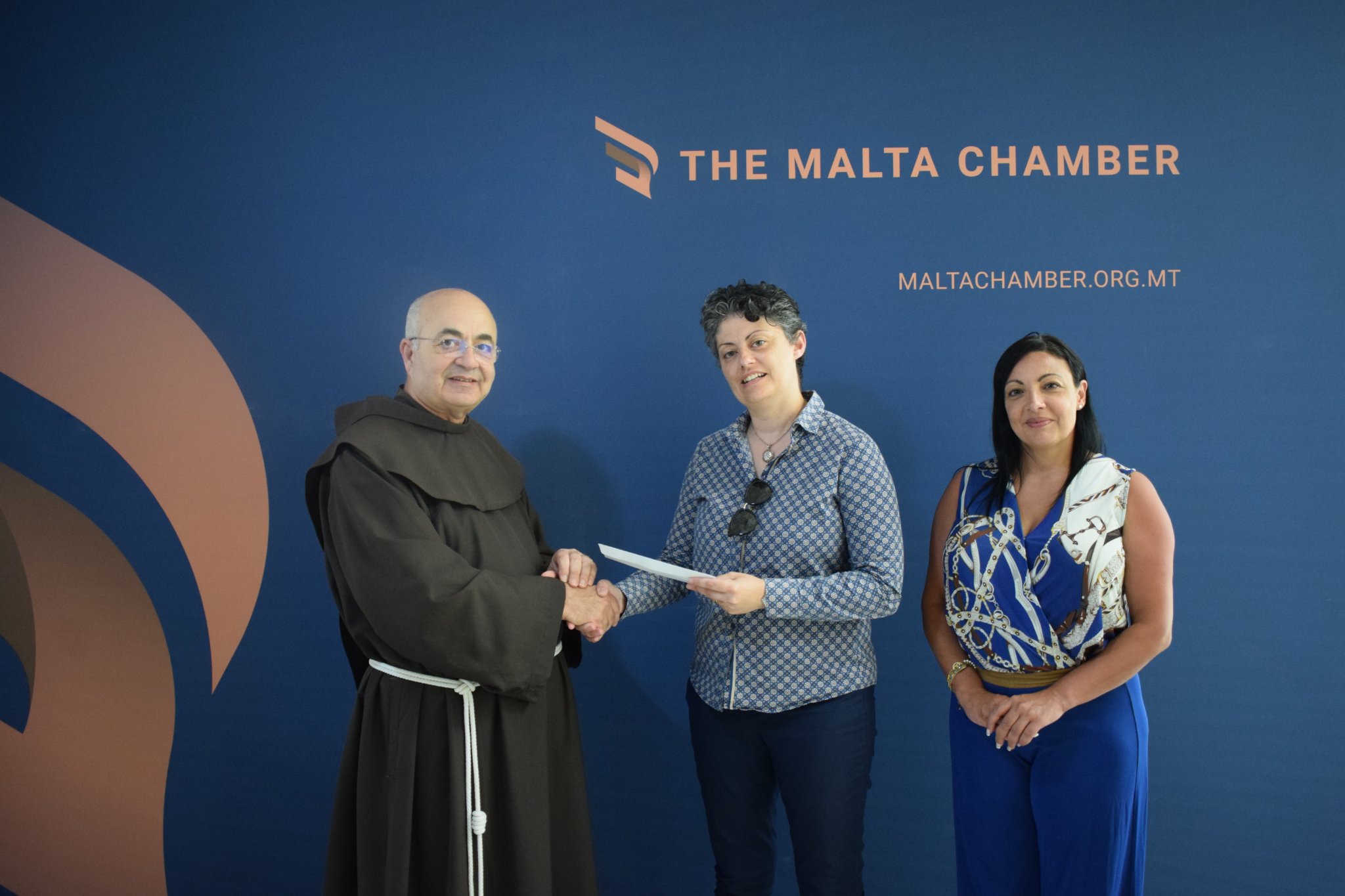 The Malta Chamber raises over Eur2,000 in aid of Hospice Malta and Soup Kitchen OFM Valletta