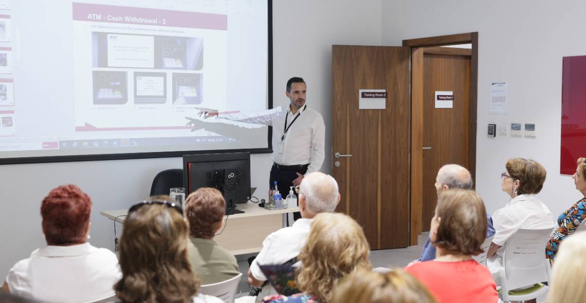 BOV Participates In Ġemma And MBA’s Pilot Project To Promote Financial Literacy Courses For Elderly