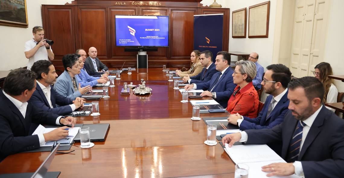 The Malta Chamber Presents 2023 Pre-Budget Recommendations To The Leader Of The Opposition