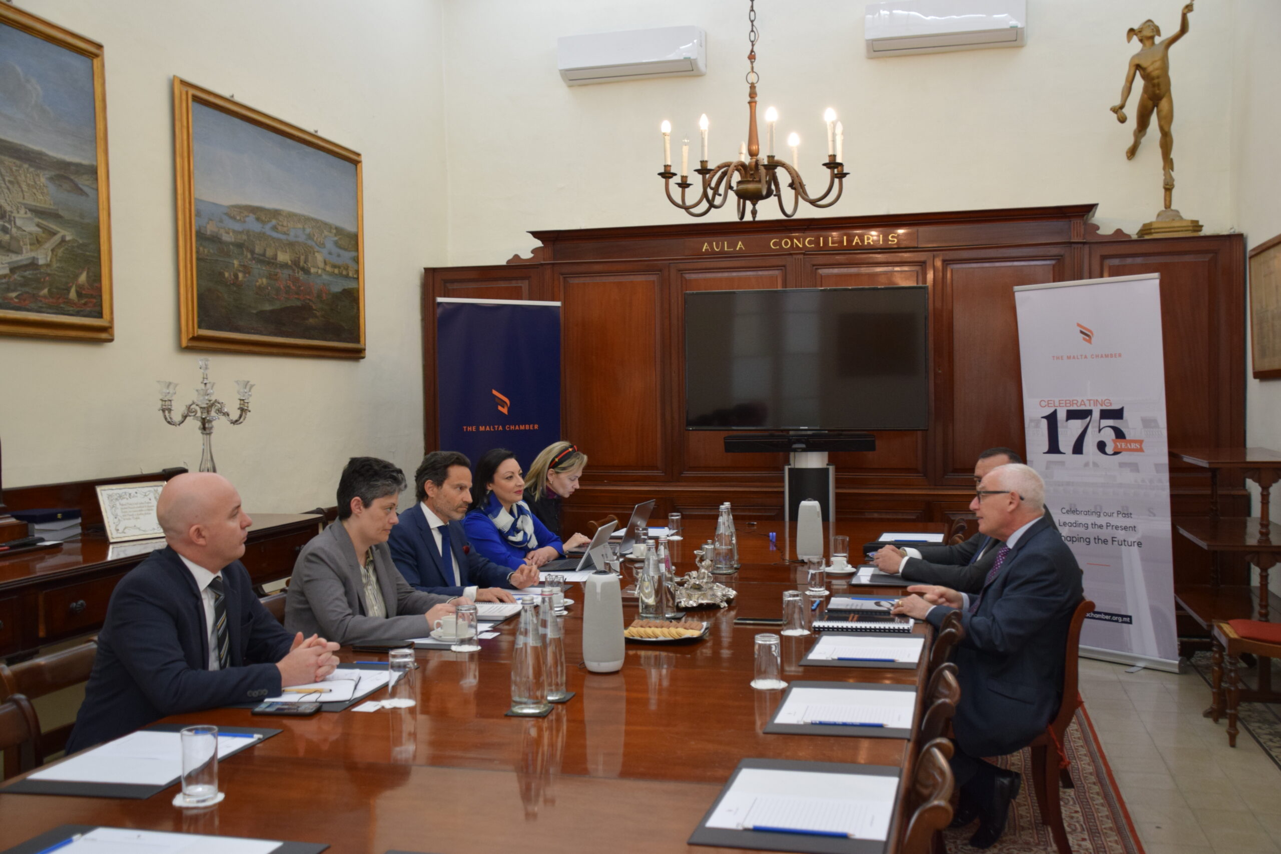 The Ombudsman meets with The Malta Chamber of Commerce, Enterprise and Industry
