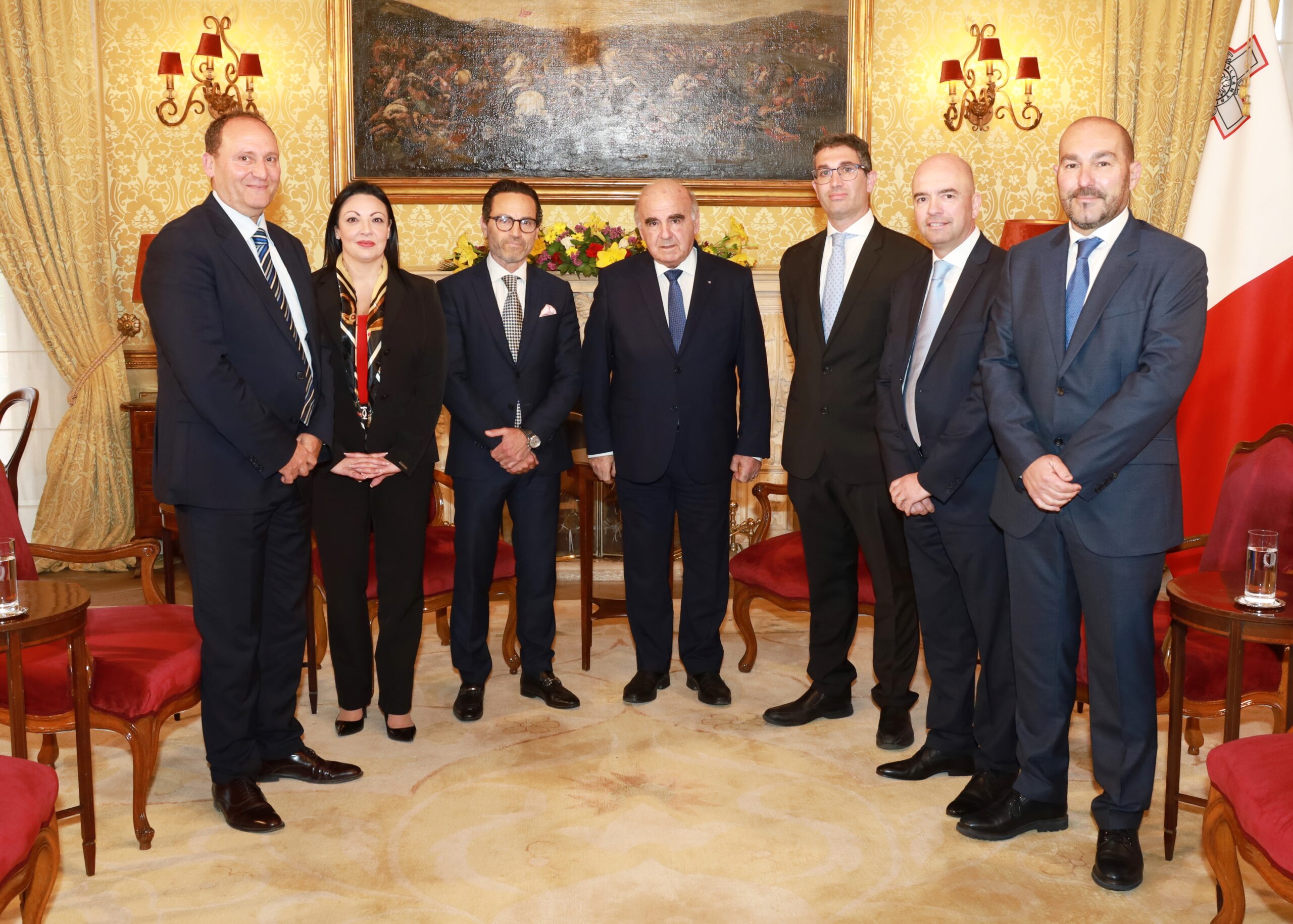 The Malta Chamber BOM pays courtesy visit to President of Malta