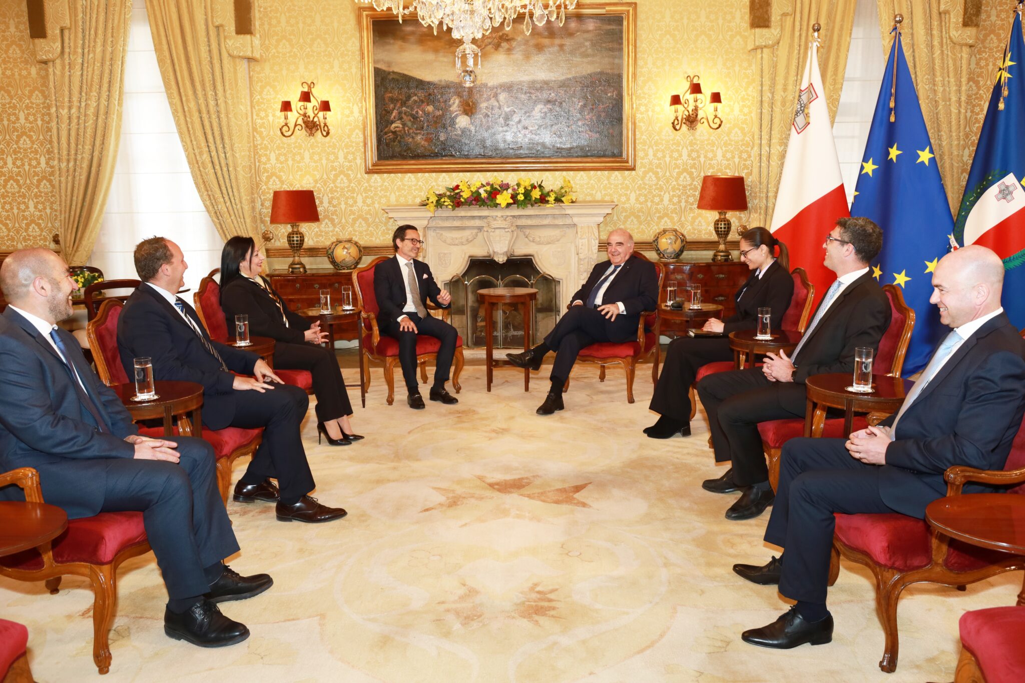 The Malta Chamber BOM pays courtesy visit to President of Malta - The ...