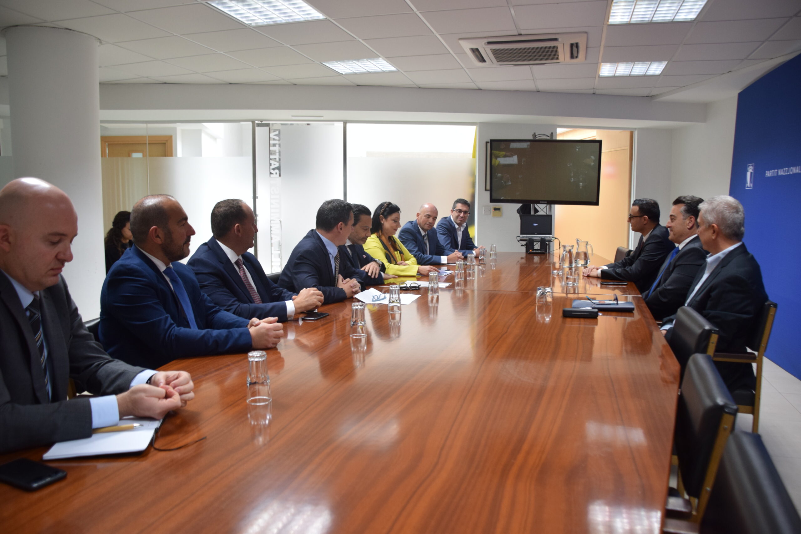 The Malta Chamber President together with BOM pays courtesy visit to Leader of the Opposition
