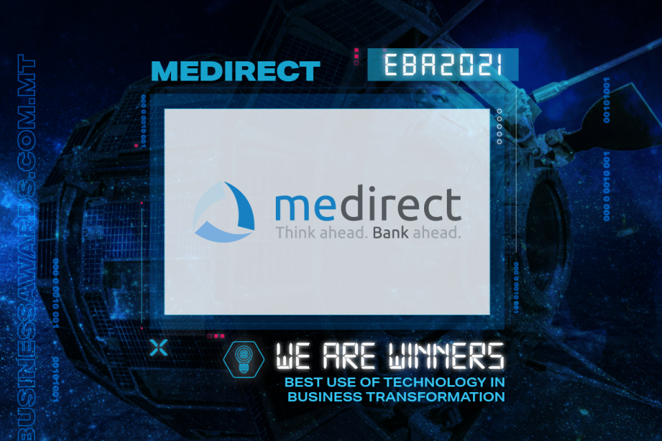 MeDirect Bank wins eBusiness award for Best use of Technology in Business Transformation
