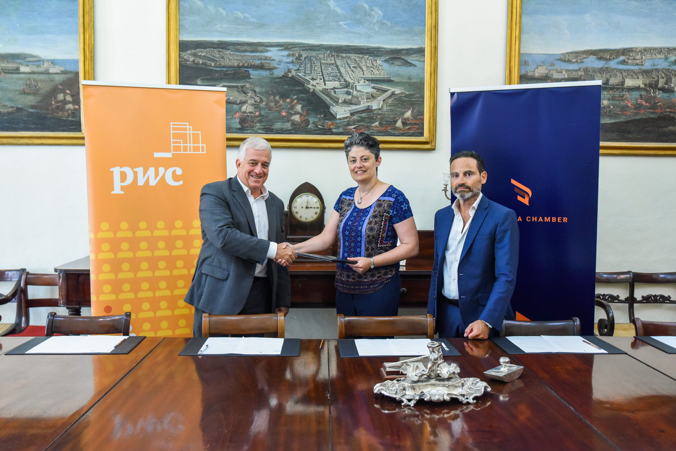 The Malta Chamber and PwC Malta sign Gold Collaboration Agreement
