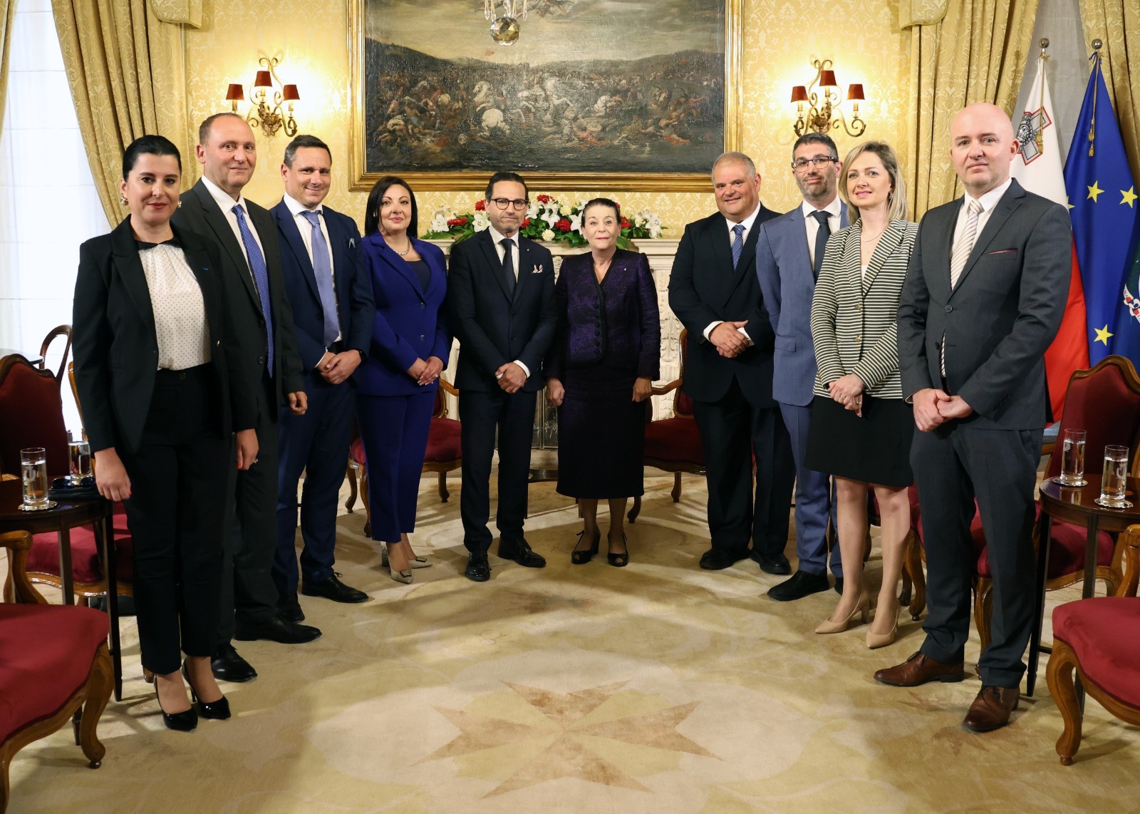 The Malta Chamber BOM pays courtesy visit to the President of Malta